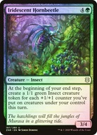 Karta Magic: The Gathering Iridescent Hornbeetle ZNR *Foil*