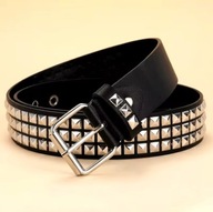 Pasek z Ćwiekami Punk Rock Metal Unisex – 110 cm