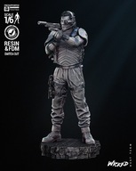 Uniwersalny żołnierz, Luc Deveraux, wydruk 3D, żywica