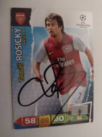 Karta panini autograf Arsenal Tomas Rosicky Champions League 2011