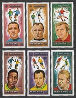 MANAMA AJMAN - PIŁKARZE - SPORT - 1970 - CZYSTE **
