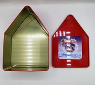 PUSZKA z MIKOŁAJEM Boże Narodzenie kształt DOMKU