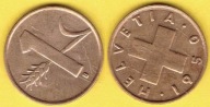 SZWAJCARIA 1 Rappen 1950 r.