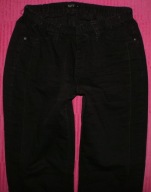 xlnt denim - CZARNE JEANSY RURKI LEGGINSY 46/48