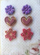 PROMOCJA!!! kolczyki z gliny polimerowej Nr 6b 3 PARY!!!!