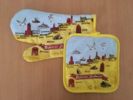 ZESTAW / KUCHENNY / RĘKAWICA + CHWYTAK / PAMIĄTKA / POMORZE ŚRODKOWE / NOWE