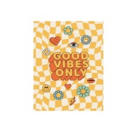 Plakat „Good Vibes Only” – Kolorowy Plakat Vintage