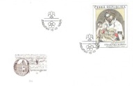 Czechy - Madonna ze Stahova - malarstwo Mi. 29 FDC