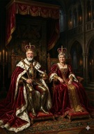 Twoi dziadkowie jako Para Królewska- Plakat A3- Dzień Dziadka/ Dzień Babci