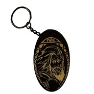 Brelok Mitologia Nordycka | Thor | Wikingowie |Grawer| Drewno + Łańcuszek