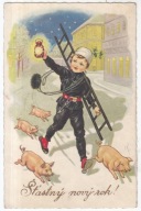 NOWY ROK KOMINIARZ I CZTERY ŚWINKI