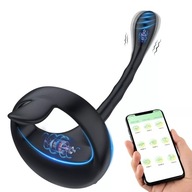 Bluetooth Penis Cock Ring wibrator zabawki anal