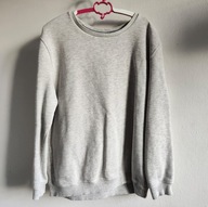 Basic bluza dresowa Z A R A 164 jasny szary unisex markowa (360)