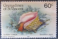 St. Vincent stary znaczek (1/4