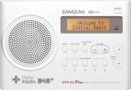 Sangean DPR-69 plus cyfrowe radio DAB+, FM RDS.
