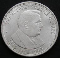 Słowacja 50 koron 1944 - ksiądz Tiso - srebro