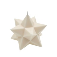 Świeca sojowa dekoracyjna Gwiazda – ręcznie robiona | Nuvia Soy