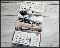 Kalendarz ścienny Ford Mustang GT500 Eleanor autograf PRZEMEK SZAFRAŃSKI