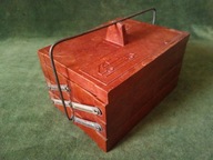 Stare bakelitowe pudełko na akcesoria samochodowe / bakelit