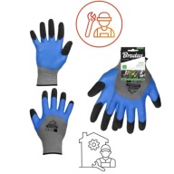 RĘKAWICE ROBOCZE OCHRONNE CIEPŁE OCIEPLANE ZIMOWE WODOODPORNE LATEX