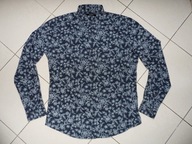 SMOG JAK NOWA granatowa HAWAJSKA KOSZULA r L 41 42