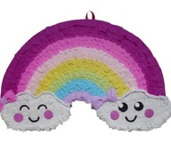 Piniata urodzinowa TĘCZA +kij gratis!