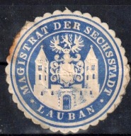 Zalepka-Winieta - Lauban - Lubań