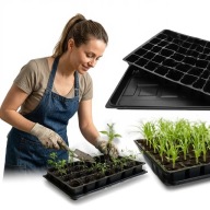 WIELODONICZKA DO ROZSADY 54 OTWORY Z PODSTAWKĄ TACKA WYSIEWNA