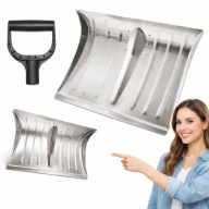 ŁOPATA DO ŚNIEGU ALUMINIOWA MOCNA SZUFLA PRODUCENT POLSKA 50 x 37cm SOLIDNA