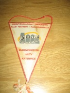MZKTiR Budowniczych HUTY KATOWICE proporczyk z PRL