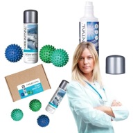ZESTAW DO PRANIA I SUSZENIA ODZIEŻY Z PUCHU MOUNTVAL DOWN WASH BALLS SET