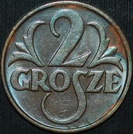 2 grosze 1932 - menniczy egzemplarz