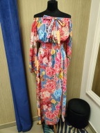 Sukienka długa hiszpanka kwiaty r. L/XL Italy !!!
