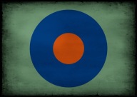 Podstawka pod model "Insygnia RAF 03 IIWŚ" roz.A4 druk PCV 3mm