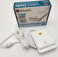 Czytnik kart inteligentnych ATLANTIS P005 biały