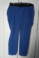 john baner 48 spodnie dżins jeggins proste strecz ze średnim stan na gumie