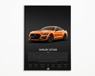 PLAKAT FORD MUSTANG SHELBY GT500 IDEALNY NA PREZENT NAJWYŻSZA JAKOŚĆ A3
