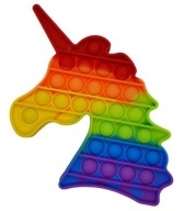 Popit Pop it Gniotki zabawka sensoryczna antystresowa Jednorożec Unicorn