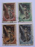 ZSRR - Lot Sputnika 2 w Kosmos - Mi. 2042-45 A kasowane