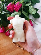 Świeczki sojowe na Dzień Kobiet świeczka Ciało mężczyzny na Walentynki