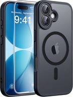 Etui do iPhone 17 |do MagSafe MATOWE WZMACNIANE Case + 2szt SZKŁO