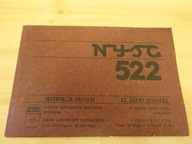 Instrukcja obsługi Nysa 522 – oryginał z lat 80 – stan idealny!