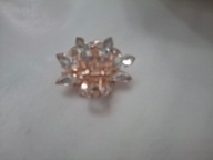 Spinka rozgwiazda gwiazda klips klipsa perły diamenty cute star gwiazdka