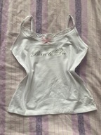 Top podkoszulek y2k koronka lana del rey style affliction born to die S