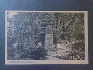 DUSZNIKI-ZDRÓJ Pomnik Chopina , foto WALLA , lata 40-te