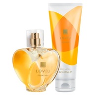 AVON Woda perfumowana i balsam do ciała Lov U Together próbka Zestaw 3 szt