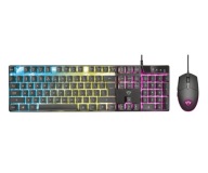 OKAZJA Zestaw klawiatura i mysz Trust Azor czarny + GRATIS