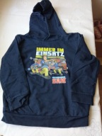 Strażak SAM dziecięca ciepła bluza z kapturem bawełna r 128 8 lat