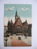 BRESLAU-WROCŁAW RATUSZ przedwojenna POCZTÓWKA