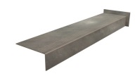 Stopnica schodowa szara nacięcia antypoślizgowe R10,nowoczesny beton 140x30